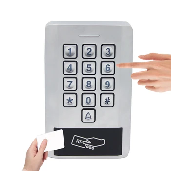 125 khz RFID парола клавиатура за Контрол на достъпа Осветление IP68 Водоустойчив Метален корпус, врати Автономен контрол на достъпа