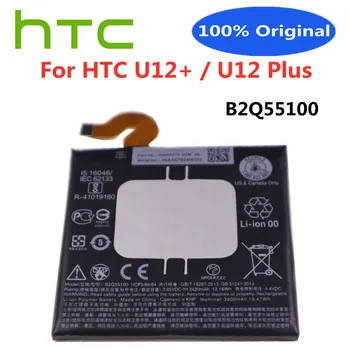 3500 mah 100% Оригинална Батерия B2Q55100 За HTC U12 + U12 Plus Висококачествен Номер за Проследяване на Мобилен Телефон Батерии Bateria 