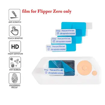 3шт Защитно фолио за игралната конзола Flipper Zero Защитно фолио за екрана Аксесоари за електронни игри