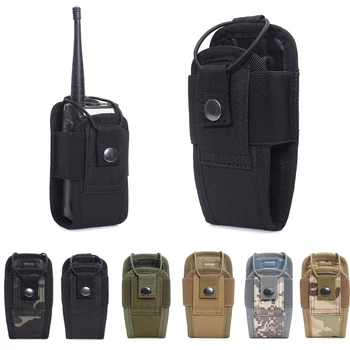 600D Найлон чанта за радиостанции Molle, чанта за военни аксесоари, преносима чанта за радиостанции за лов