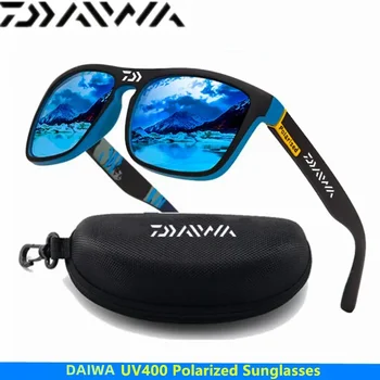 DAIWA 2023 Поляризирани Слънчеви Очила Мъжки Слънчеви Очила За Шофиране Мъжки Слънчеви Очила За Къмпинг, Туризъм, Риболов Класически Слънчеви Очила с UV400 Очила