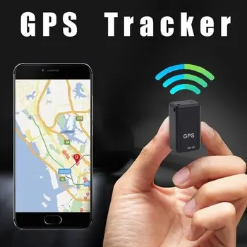 GPS тракер GF07, авто тракер, проследяване в реално време, защита от кражба, Локатор от загуба, Магнитно закопчаване, с устройство за записване на съобщения на СИМ-карти