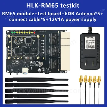 Hi-Link Нова Гигабитная Точка за достъп OPENWRT MTK MT7981B + MT7976C + MT7531A HLK-RM65 WiFi 6 AX3000 Модул Рутер двойна лента 2.4 G + 5.8 G изпитването