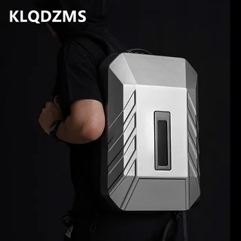 KLQDZMS Мъжки раница Висококачествен калъф за КОМПЮТРИ, бизнес чанта за лаптоп, дамска чанта през рамо с led подсветка, USB зареждане, пътни раници