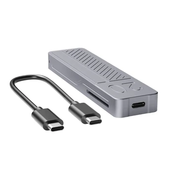M. 2 NVMe SSD Корпус Алуминиев корпус подкрепа TypeC USB3.2 20 Gbit/s 2 TB SSD Бързо Калъф за 2230 2242 2260 2280