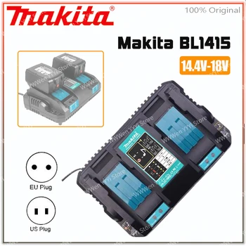 Makita 4A Горещо Двойно Зарядно Устройство За електрически инструменти 14,4 18 В С Зарядно Ток BL1830 BL1815 Bl1430 BL1420 DC18RC DC18RD DC18RA