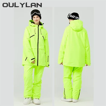 Oulylan/ Нова дамски зимни ски яке, топло ветрозащитный Водоустойчива Дишаща топ ски, зимни якета са с качулка, дебели палта за сноуборд