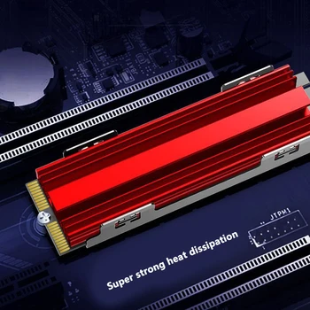SSD-охладител M. 2 с радиатор NVME от алуминиева сплав за PC, ефективен радиатор с термозащита за корпуса ITX за PS5 Pad