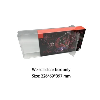 Висококачествена PET-защитна кутия За ПРЕВКЛЮЧВАТЕЛ NS Bayonetta 3 американската версия на пластмасова прозрачна са подбрани Витрина
