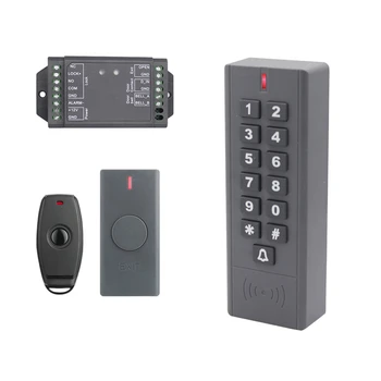 Водоустойчива система за заключване на вратите с дистанционно управление, контрол на достъп, 125 khz ID/IC карта, RFID-контрол на достъпа, безжична клавиатура Четец