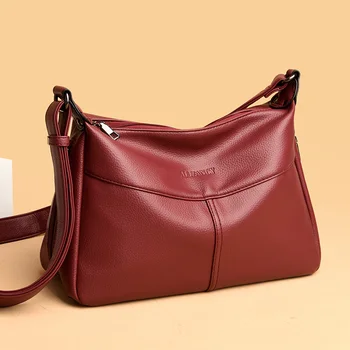 Дамски чанти през рамо от мека кожа 2023, луксозни маркови дамски чанти, дамски чанти-незабавни посланици, Чанта-месинджър, основните чанта