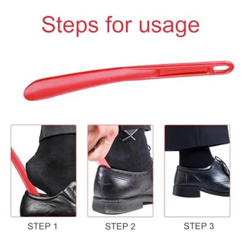 Клаксон за обувки - 25 см-на Къса дръжка - Много стабилна -С дупка за окачване -Ергономична форма - Подходящи за мъжете, възрастните хора