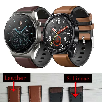 кожена каишка силикон 20 мм и 22 мм за смарт часовници Polar Ignite 2 / Unite, гривни за ръчни часовници Polar Vantage M M2/Grit X Pro