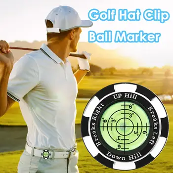 Маркер за топки за голф, машина за висока точност четец на зелените игрища, скоба за шапка за голф, пластмасов клип за маркер за голф, наръчник за голф, аксесоари за голф