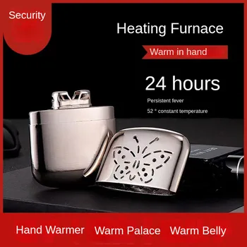 Мини-топло за ръце на течни горива, Множество печка, джобен нагревател от метална сплав за изгаряне