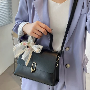 Модерни дамски чанти от изкуствена кожа, висококачествени дамски чанти през рамо за жените, ежедневните малки дамски чанти-незабавни посланици, нови