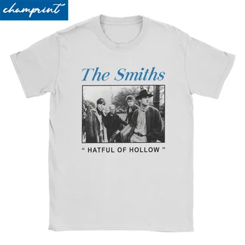 Мъжки Дамски Шапка HOLLOW Британска Рок-група, Реколта тениска на The Smiths, Дрехи от 100% памук, Луда Тениска, Графични Тениски