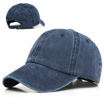 Най-добрата бейзболна шапка от чисто выстиранного памук, за мъже И жени, летни Шапки-бейзболни шапки Gorras, Реколта шапка за татко, вградена шапка Gorras