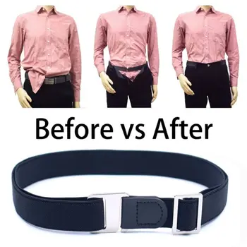 Нескользящая риза Остава най-добрата, Затегнете колан, Регулируем ремък, държач за рокли-ризи, Определя колан, ленти за притежателя на ризи, които предпазват от бръчки.