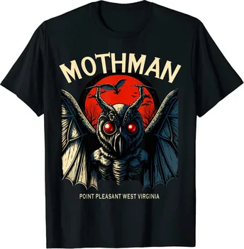 НОВА лимитированная забавно сладко тениска Cryptid Mothman