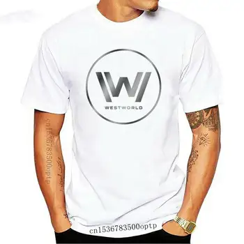 Нова мъжка тениска с логото на Westworld, черна (1)