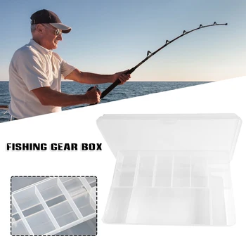 Пластмасова кутия за рибарски принадлежности, която любителите на риболова удобен за носене