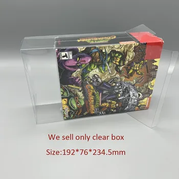 Прозрачна кутия с капак ZUIDID за SWITCH NS Европейската версия за събиране на Ninja Turtle, издадена в ограничен тираж, кутия-витрина за съхранение