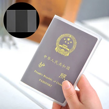 Прозрачни корици за паспорти на водонепропускливи, чанти за документи, защитен калъф за паспорт