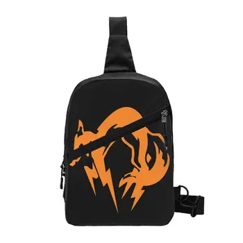 Стръмна метална чанта-прашка с твърди логото на Fox за пътуване, разходки, мъжка чанта за игри, раница през рамо, наплечный раница