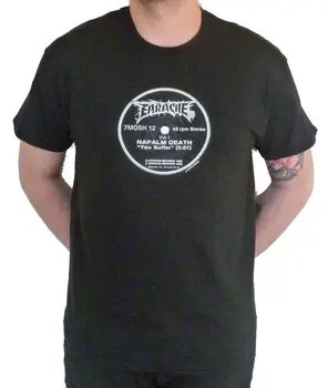 Тениска с надпис Napalm Death 