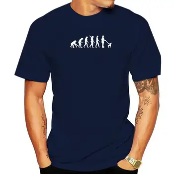 Тениски Смешни Evolution с шарени чихуахуа, градинска облекло от памук с къс ръкав и кръгло деколте, тениска с изображението на папата-куче, мъжки дрехи оверсайз